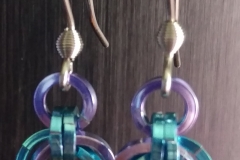 Square Rose Earrings